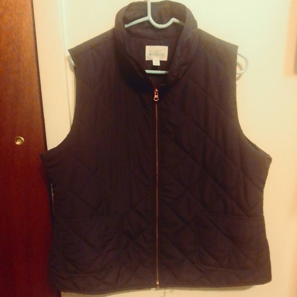 Women's Quilted Purple Vest